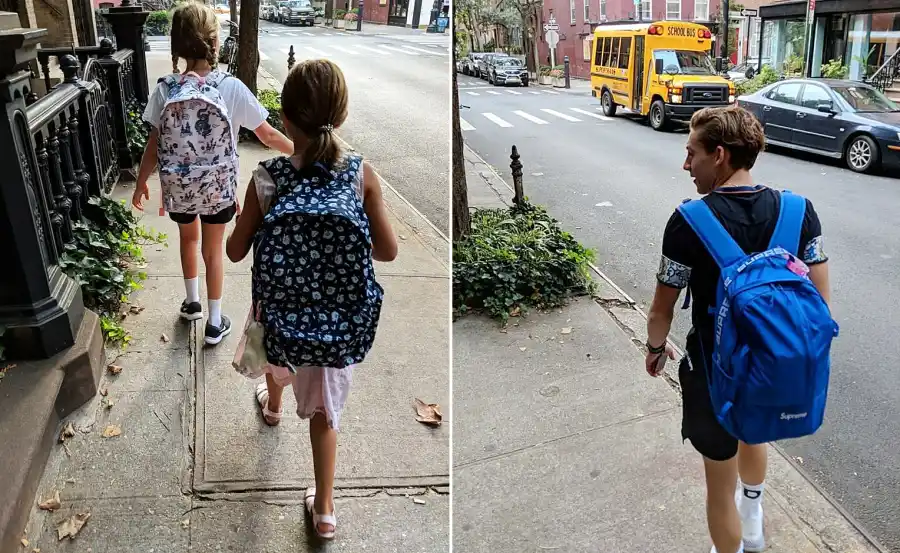 Celebrity Kids Back To School Sarah Jessica Parker Marion Tabitha James Wilkie