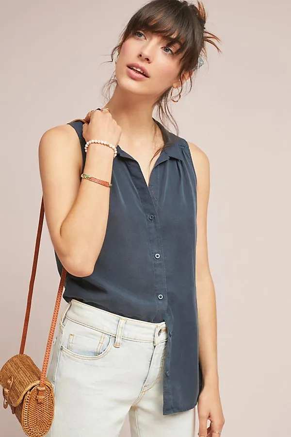 Cloth & Stone Sleeveless Buttondown