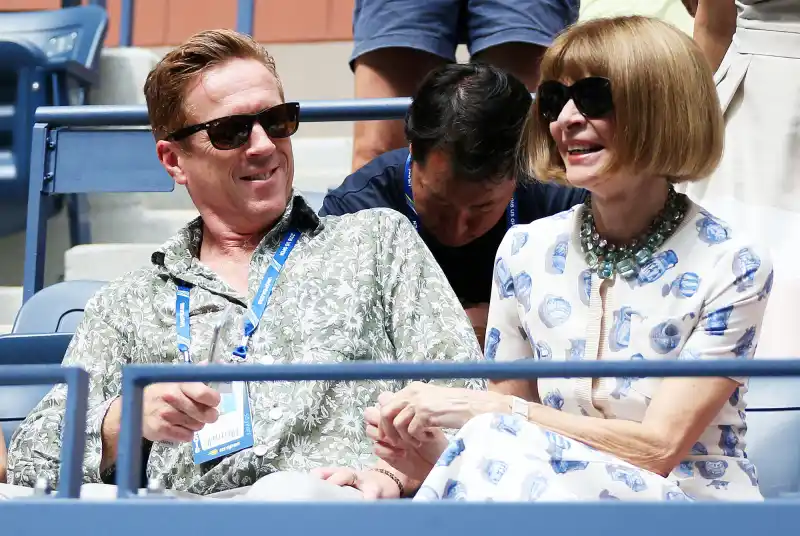 Damian Lewis Anna Wintour Us Open 2018