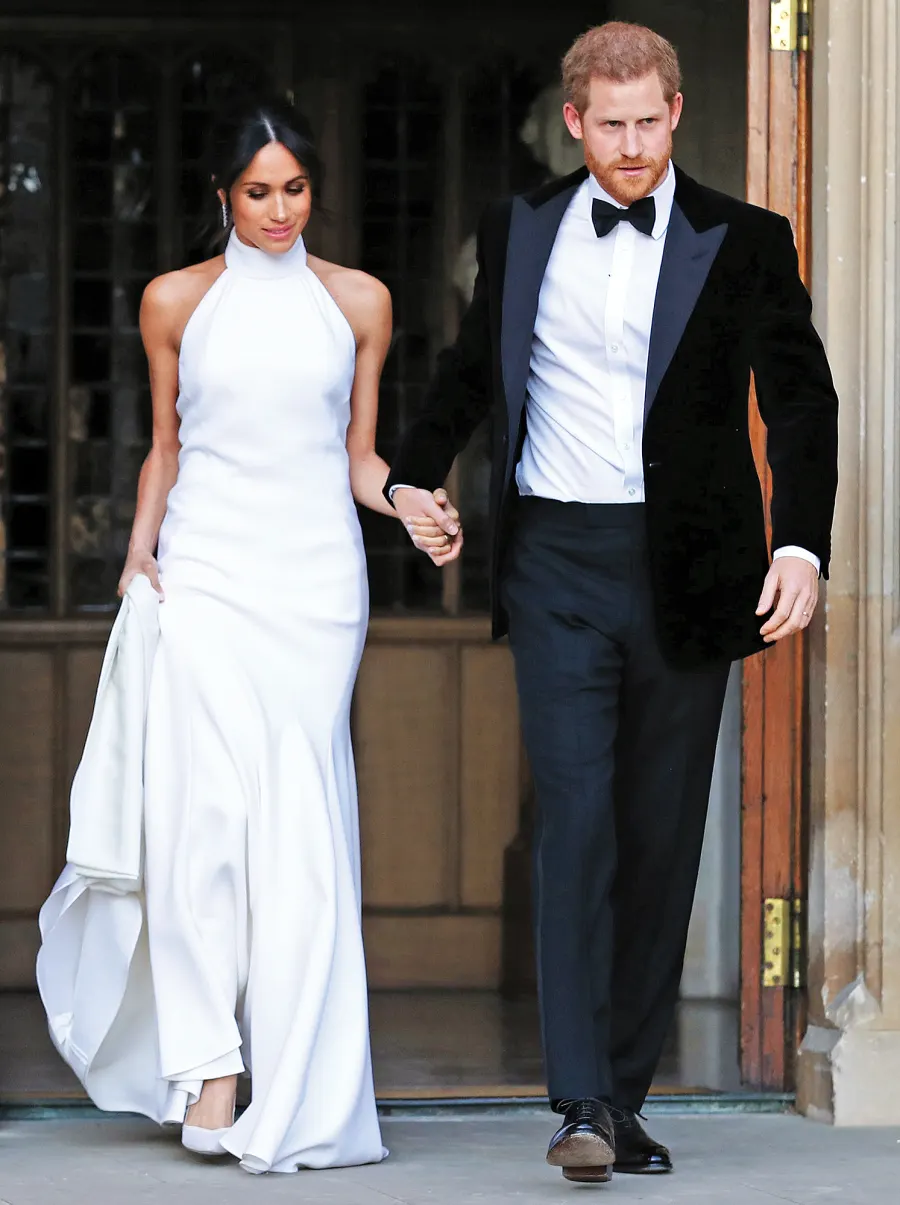 Duchess Meghan First 100 Days As A Royal Wedding Evening Reception Prince Harry