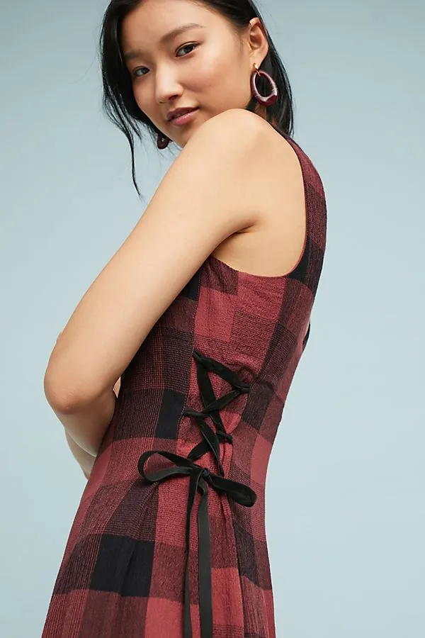 Ett:Twa Checked Wide-Leg Jumpsuit