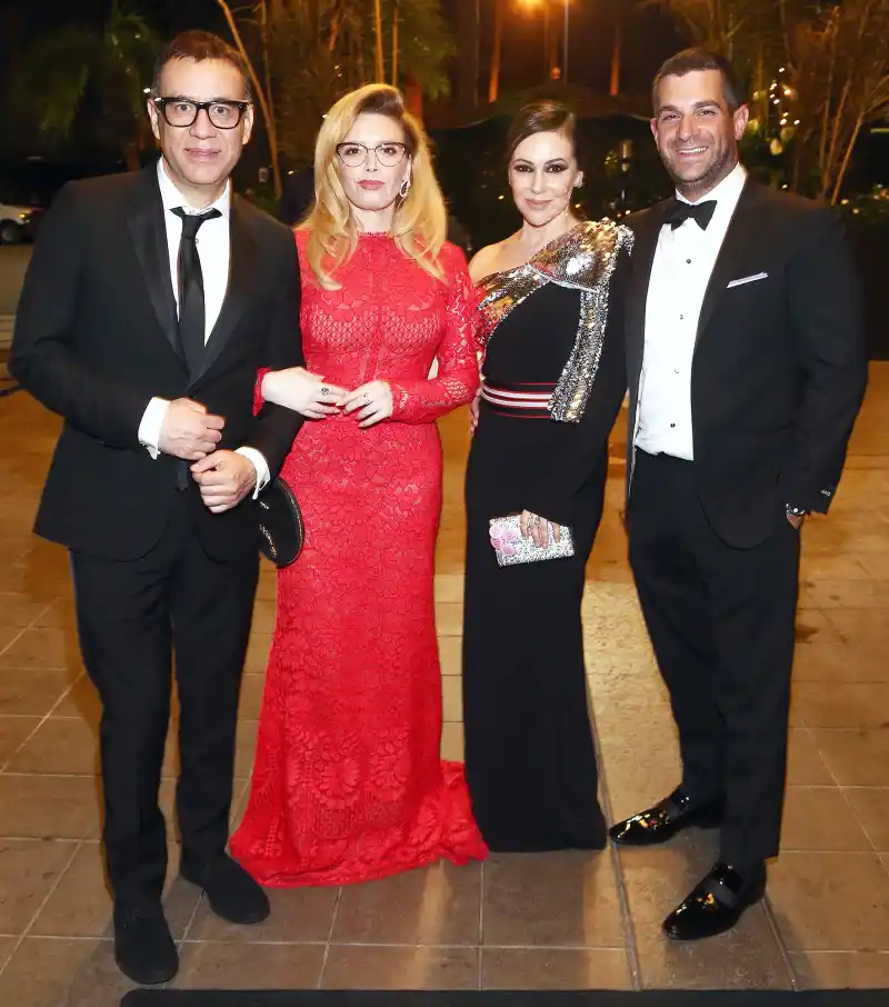 Fred Armisen Natasha Lyonne Alyssa Milano Dave Bugliari mmys 2018 Afterparties
