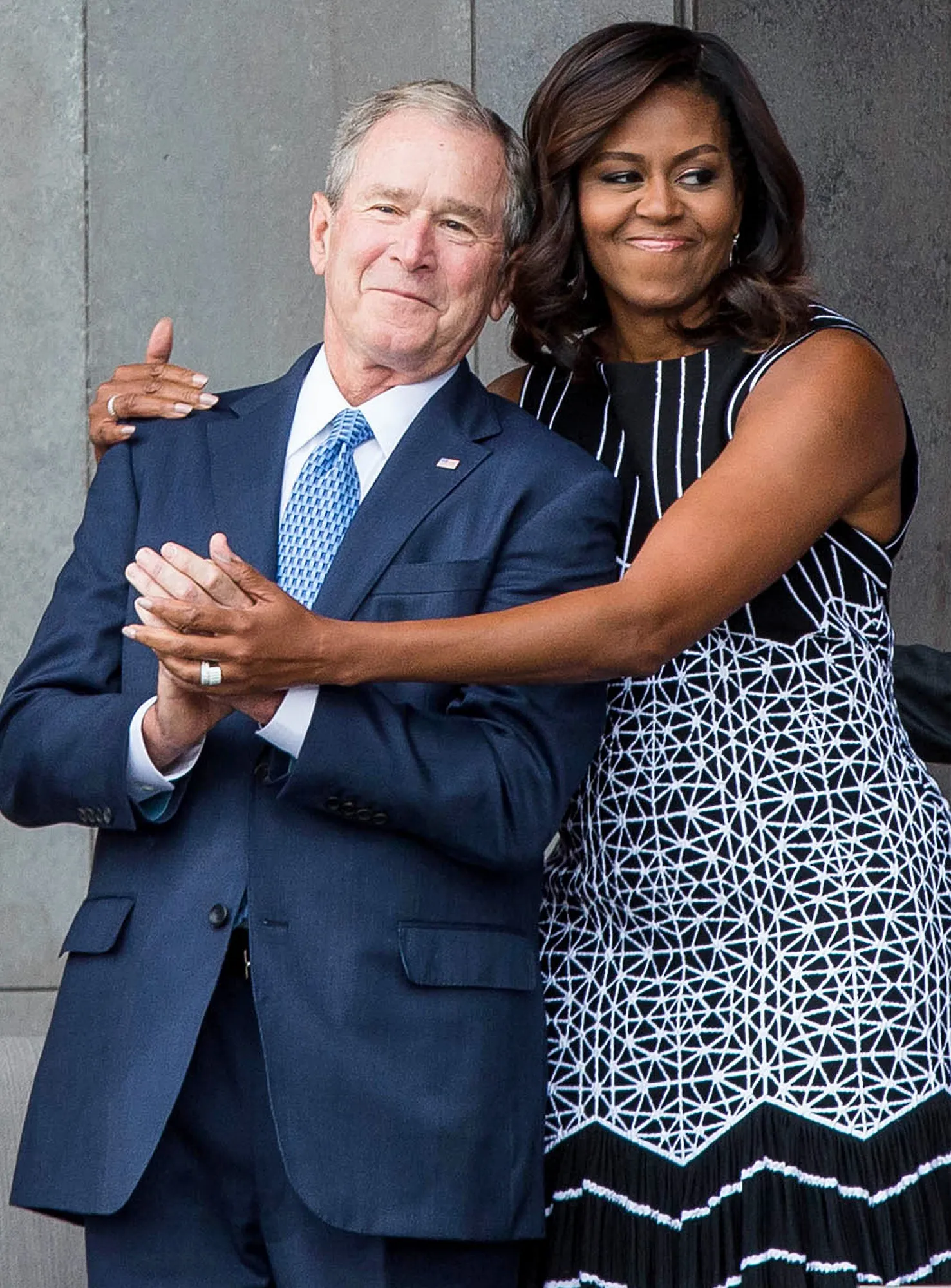 George W. Bush, Michelle Obama, US Senator John McCain, Memorial, Funeral