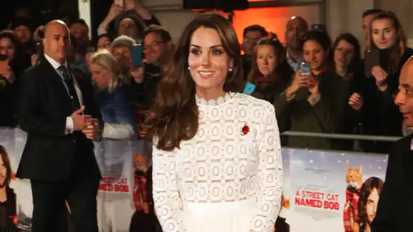 The Duchess Of Cambridge Attends UK Premiere Of "A Street Cat Named Bob" In Aid Of Action On Addiction - VIP Arrivals