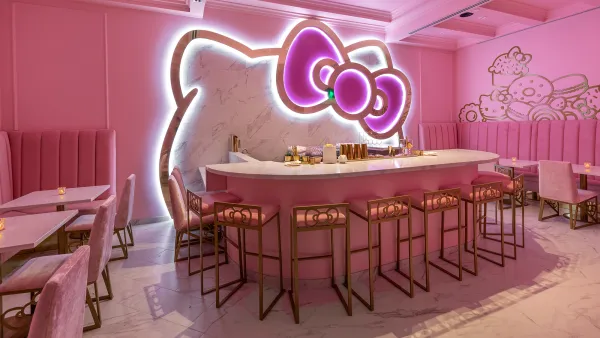 World's First Hello Kitty Cafe Serves Tea, Cocktails in a Instagram-Worthy Pink Setting
