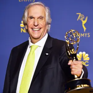 Henry Wrinkler Wanted to Throw on Fonze Leather Jacket After Emmys Win