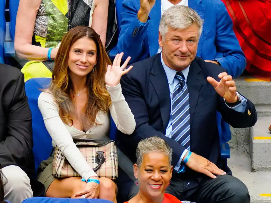 Hilaria Baldwin, Alec Baldwin, 2018 US Open, Day 12