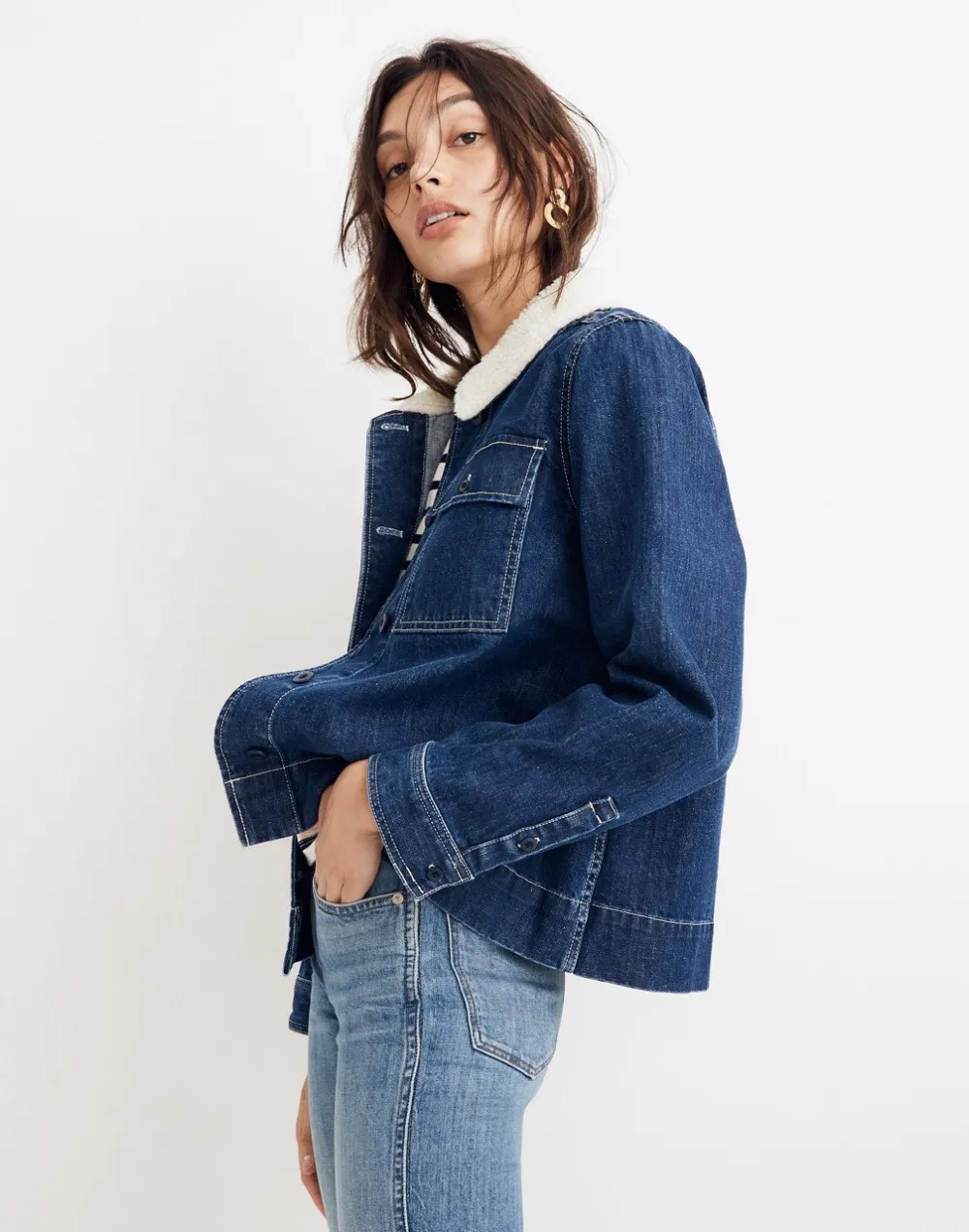 Madewell sherpa jacket