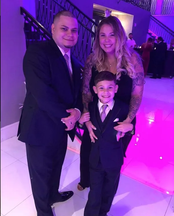 Jo Rivera and Kailyn Lowry and their son Isaac