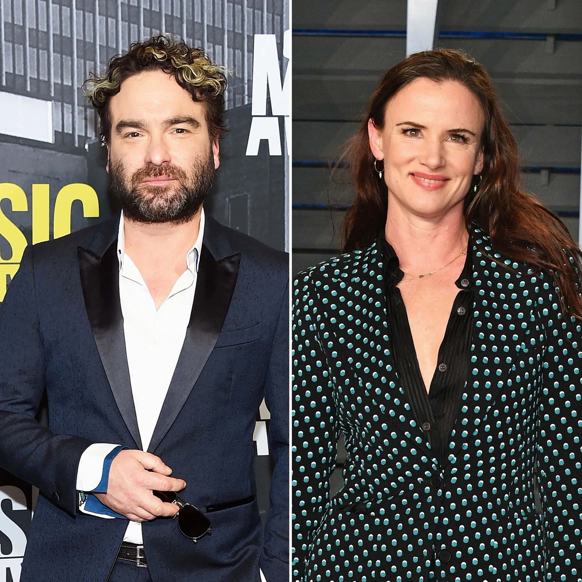 Johnny Galecki and Juliette Lewis