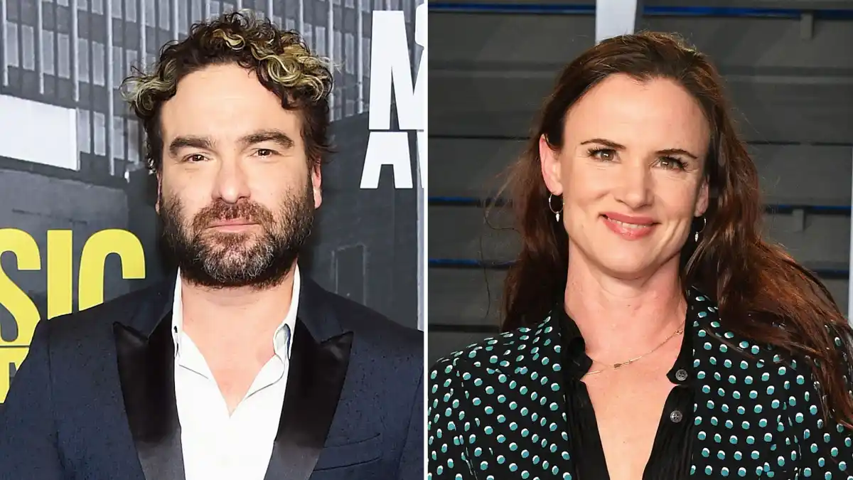 Johnny Galecki and Juliette Lewis