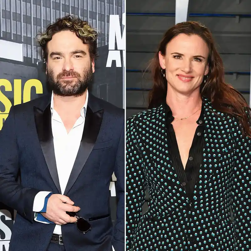 Johnny Galecki and Juliette Lewis