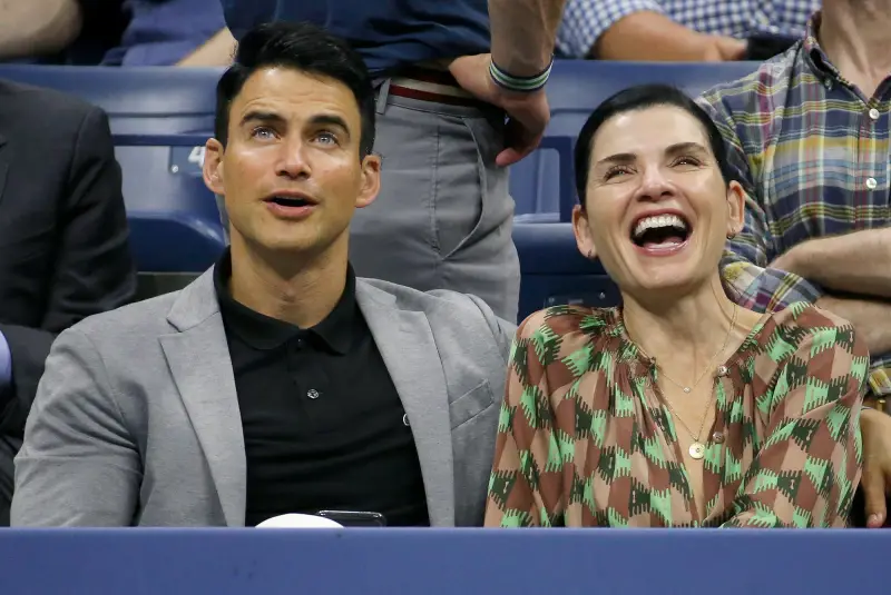 Keith Lieberthal, Julianna Margulies, 2018 US Open, Day 12