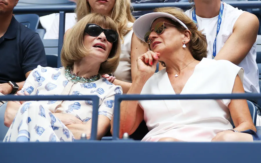 Anna Wintour Lynette Federer Us Open 2018