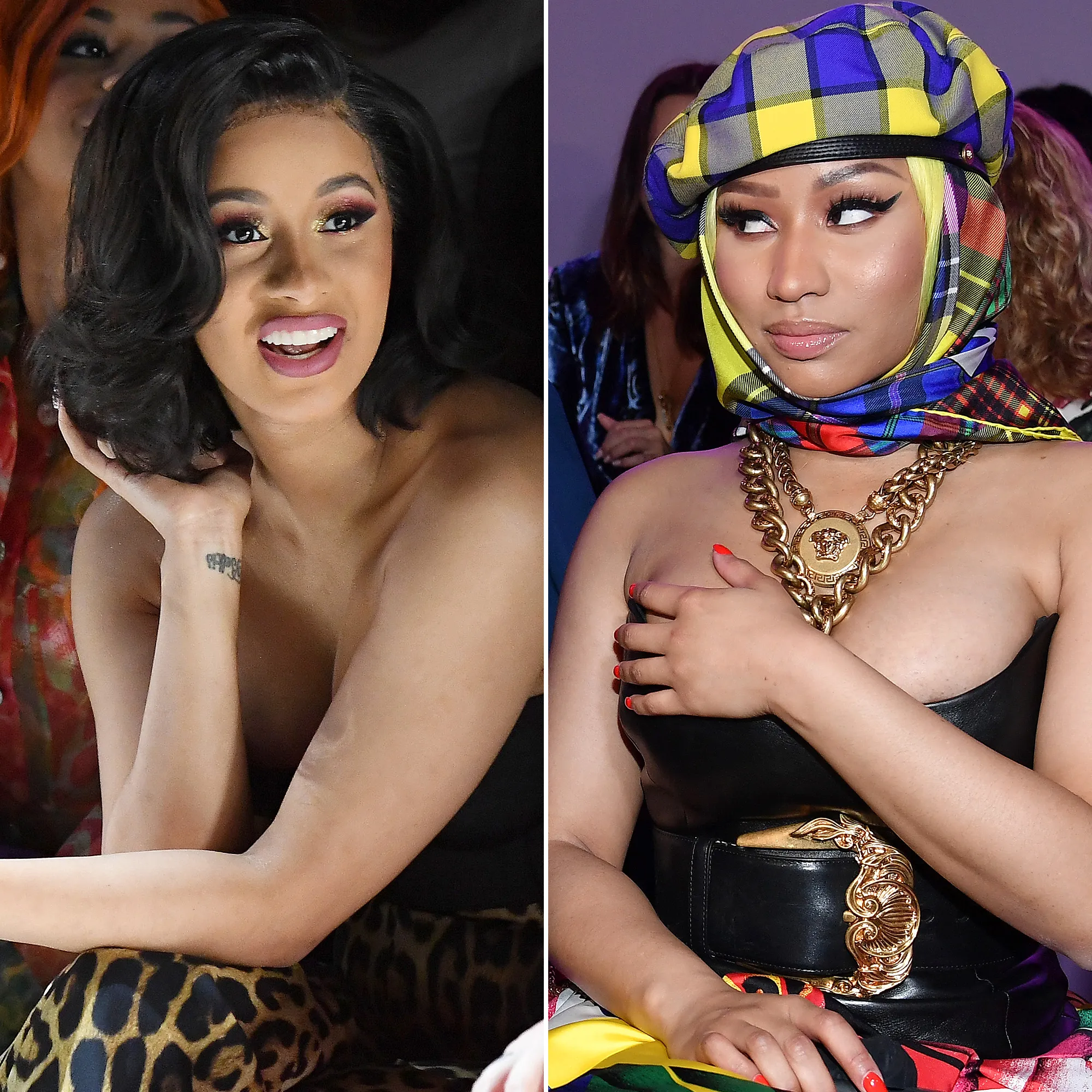 Nicki Minaj, Cardi B, Milan Fashion Week