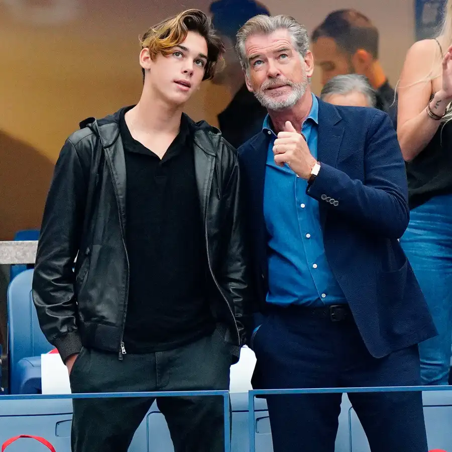 Paris Brosnan, Pierce Brosnan, 2018 US Open, Day 13