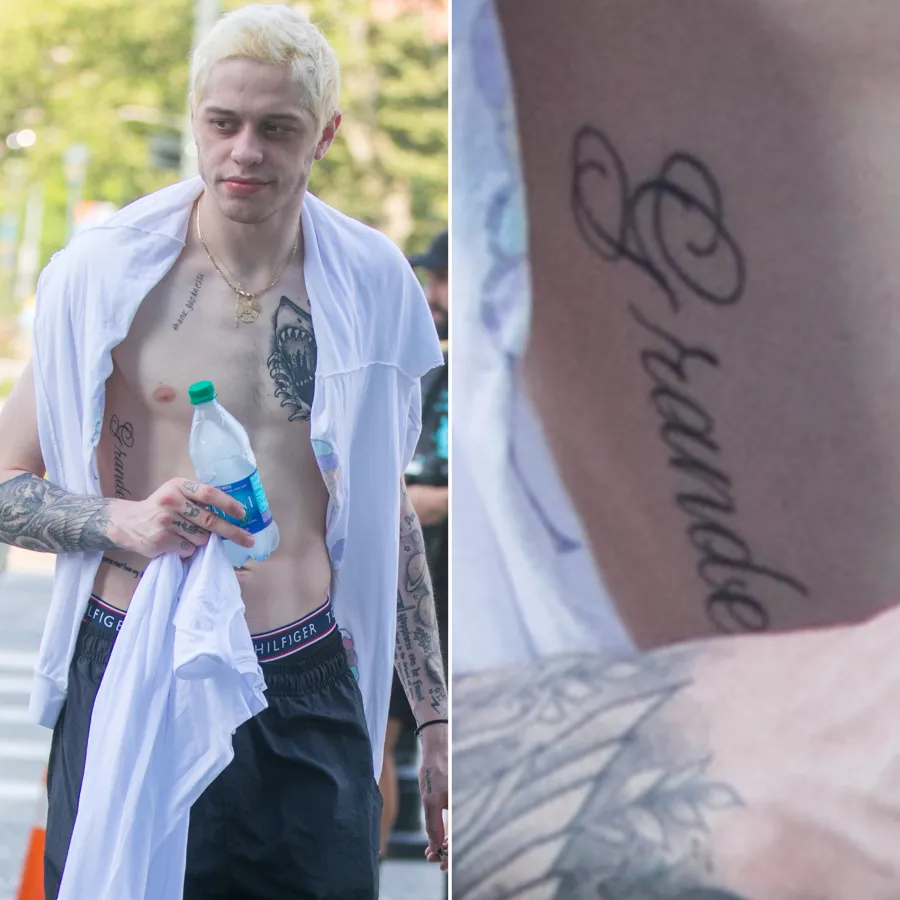 Pete Davidson, Ariana Grande, Tattoo