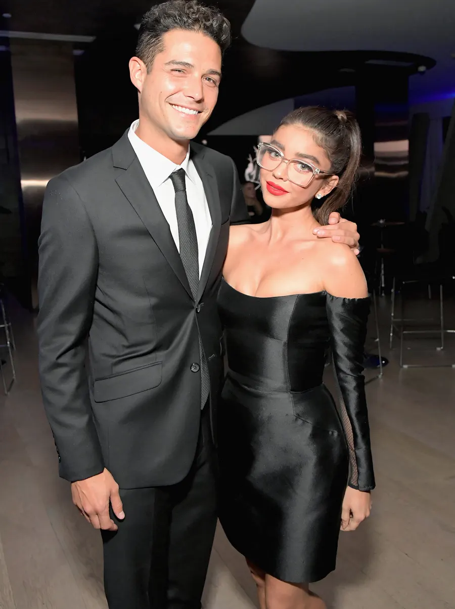 Wells Adams, Sarah Hyland, Pre-Emmy Party