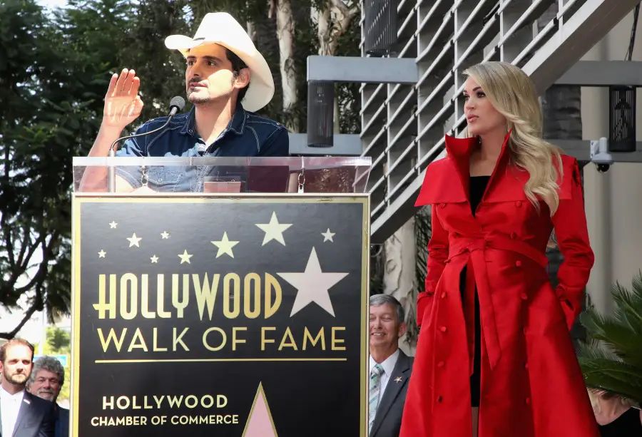 Pregnant Carrie Underwood Gets a Star on the Hollywood Walk of Fame With Husband Mike Fisher and Son by Her Side