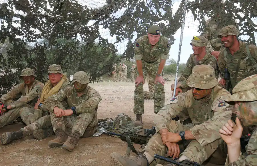 Prince William, Irish Soldiers