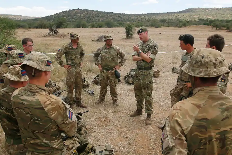 Prince William, Irish Soldiers