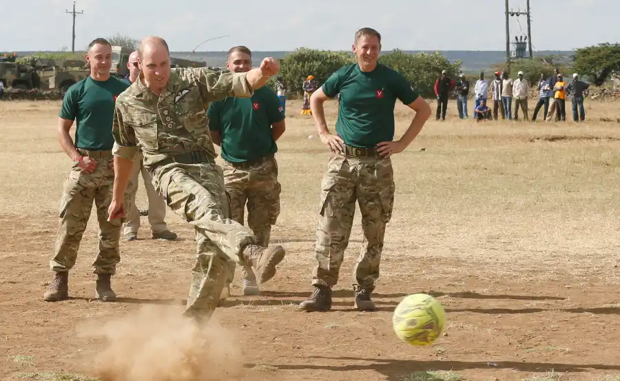 Prince William, Soccer Team, Ol Maiso Primary School