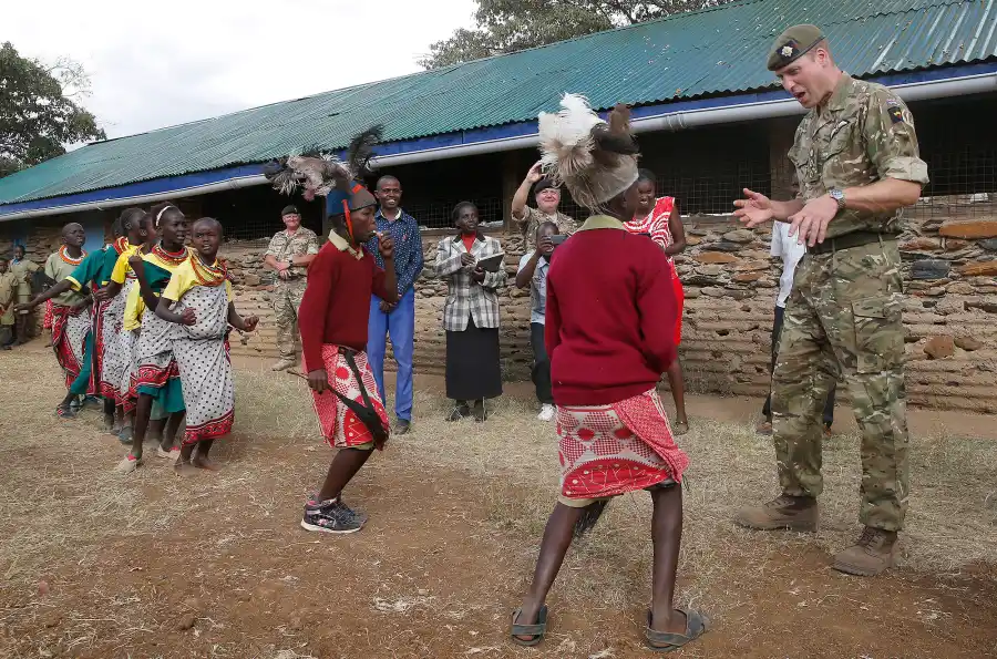 Prince William, Soccer Team, Ol Maiso Primary School