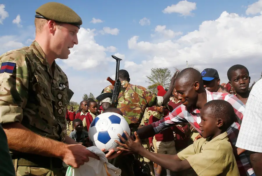 Prince William, Soccer Team, Ol Maiso Primary School