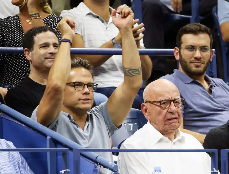US Open 2018 Rupert Murdoch Lachlan Murdoch