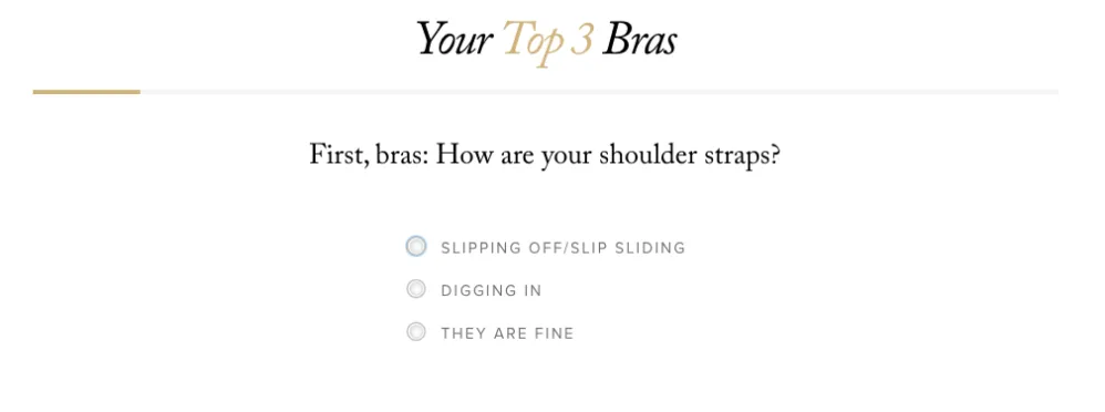 true and co fit quiz