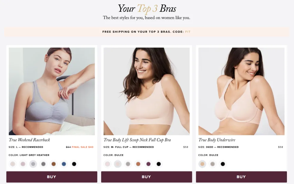 true&co bra