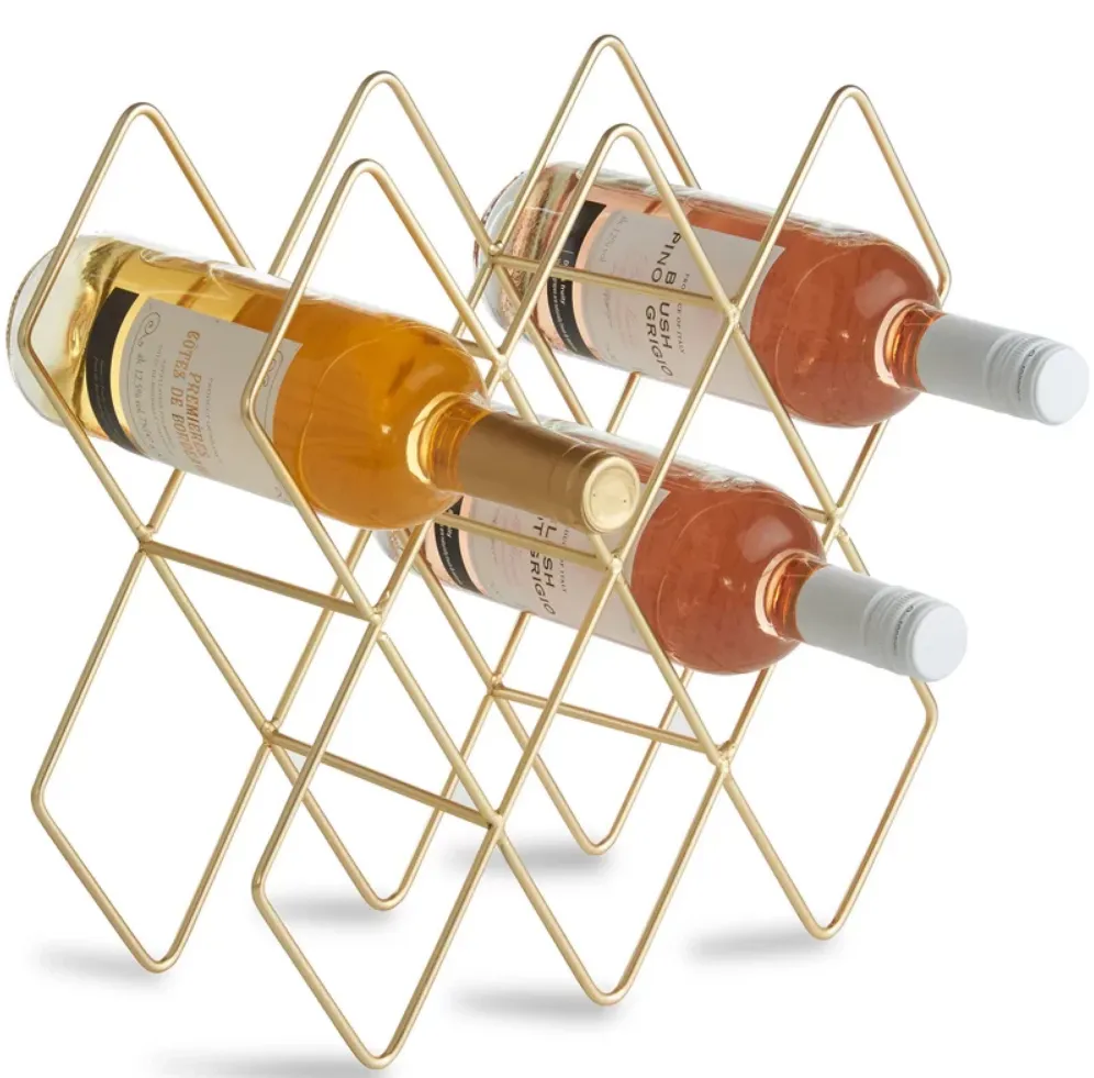 wine rack bottle holder gold wayfair home decor