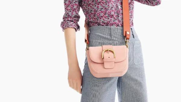 j crew buckle cross body bag