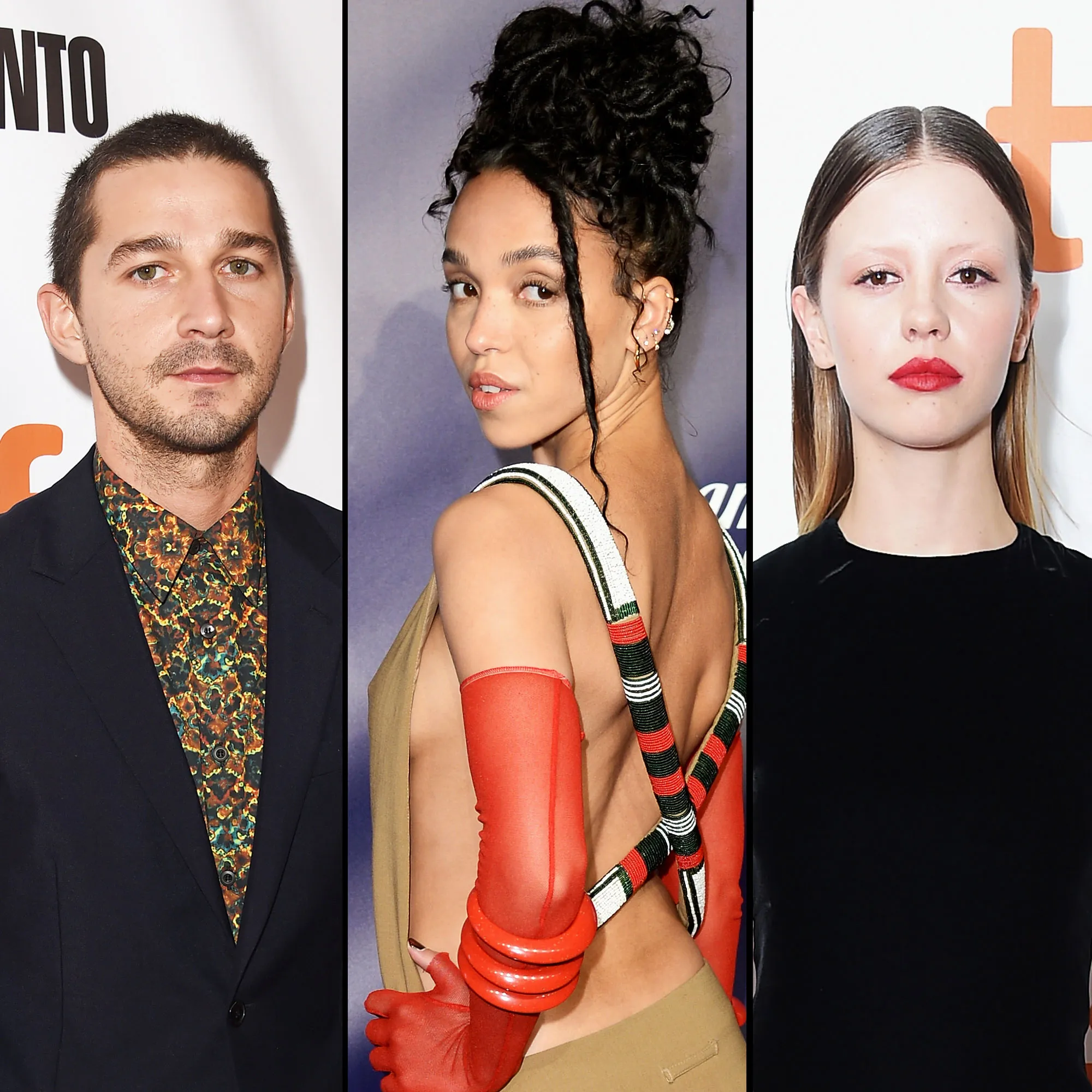 Shia LeBeouf, FKA Twigs and Mia Goth