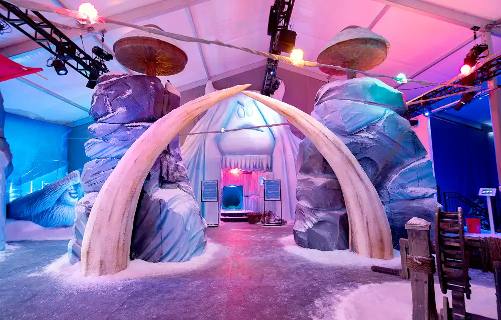 Inside the 'Smallfoot&rsquo; Yeti Village Pop-Up in L.A.