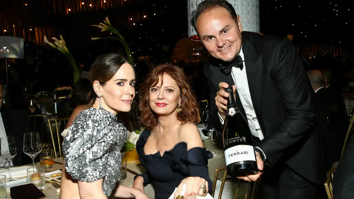 Susan Sarandon, Sarah Paulson, Matteo Lunelli, Emmys, Drinks