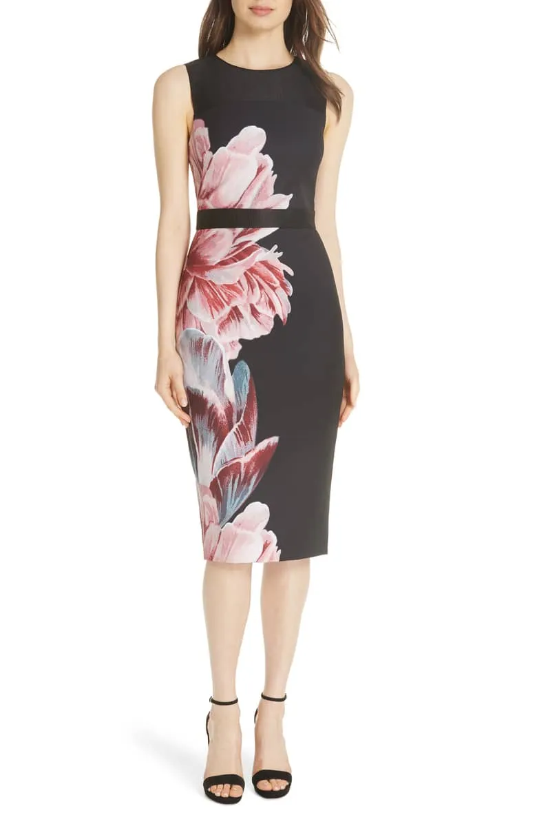 Ted Baker London Xanadu Tranquility Sheath Dress