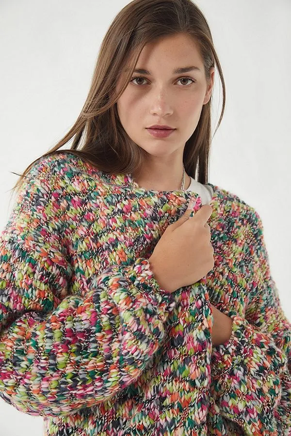 UO Carnival Open-Front Cardigan