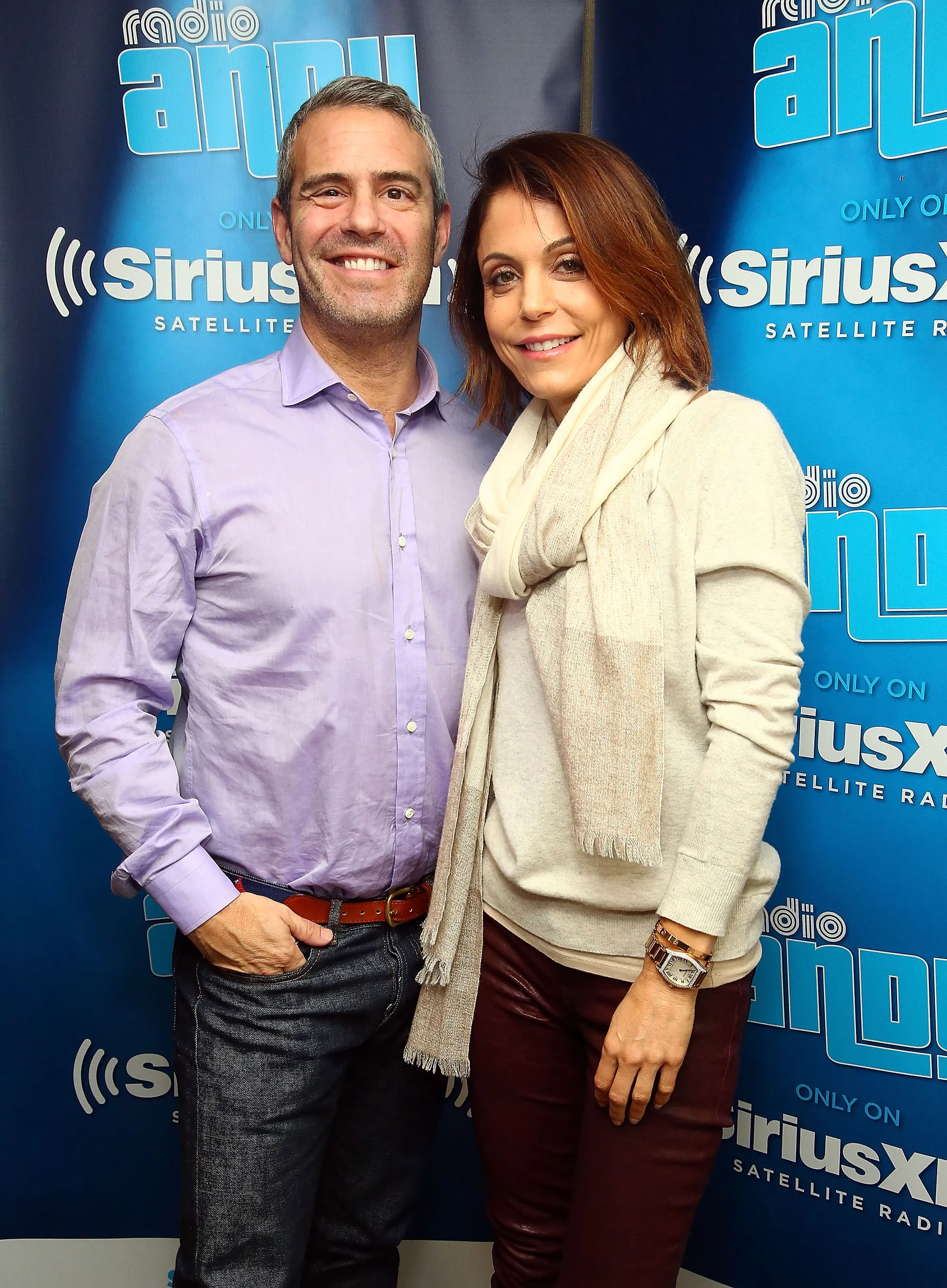 Andy Cohen and Bethenny Frankel