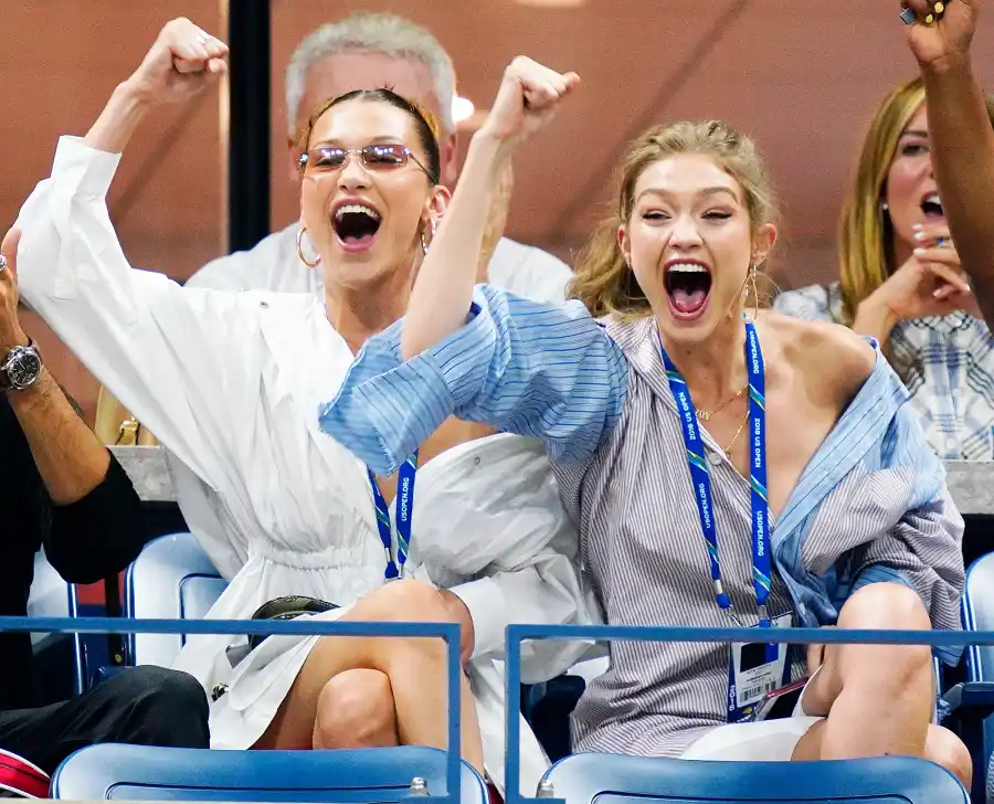 Bella Hadid Gigi Hadid Venus Williams Us Open 2018