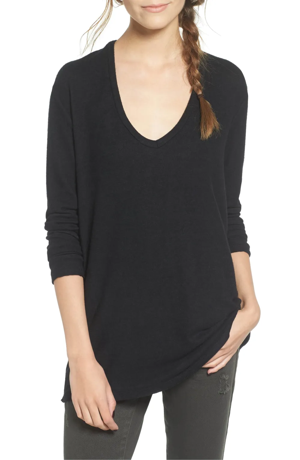bp v neck long sleeve