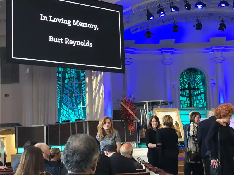 Burt Reynolds' funeral