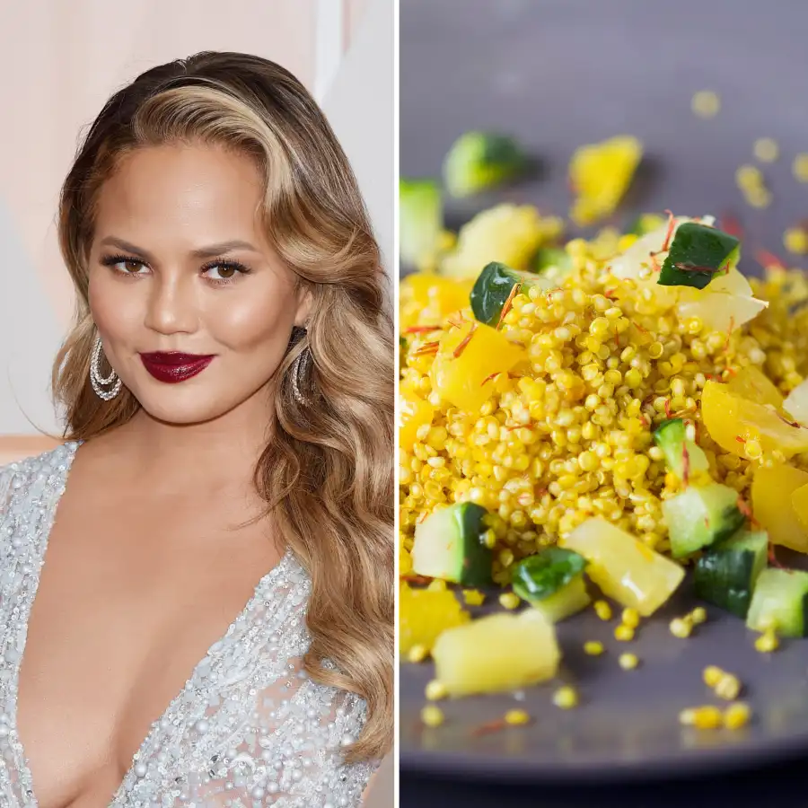Chrissy Teigen and quinoa
