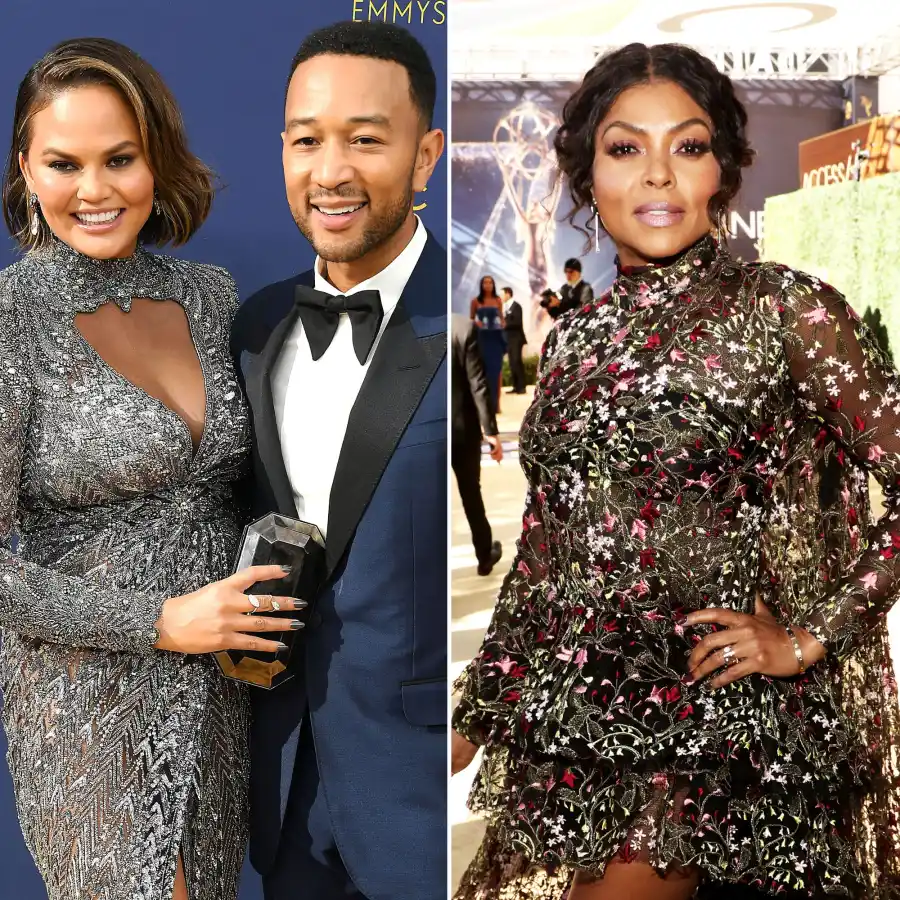 Chrissy Teigen, John Legand and taraji P. Henson
