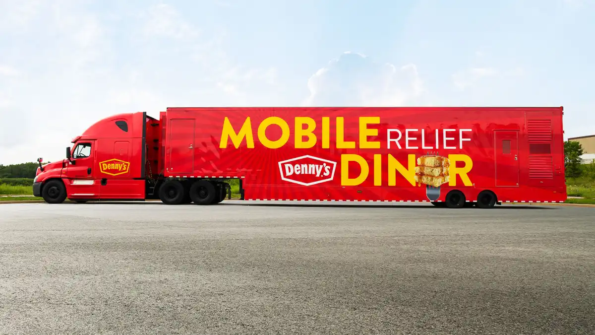 Denny's Mobile Relief Diner