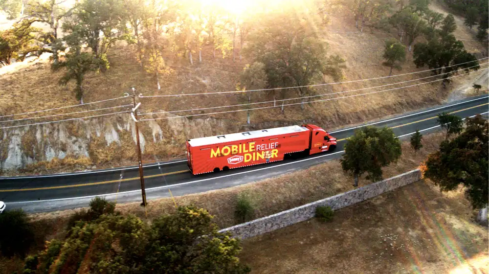 Denny's Mobile Relief Diner