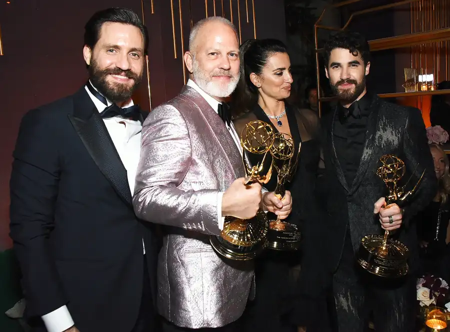 Edgar Ramirez Ryan Murphy Penelope Cruz Darren Criss Emmys 2018 Afterparties