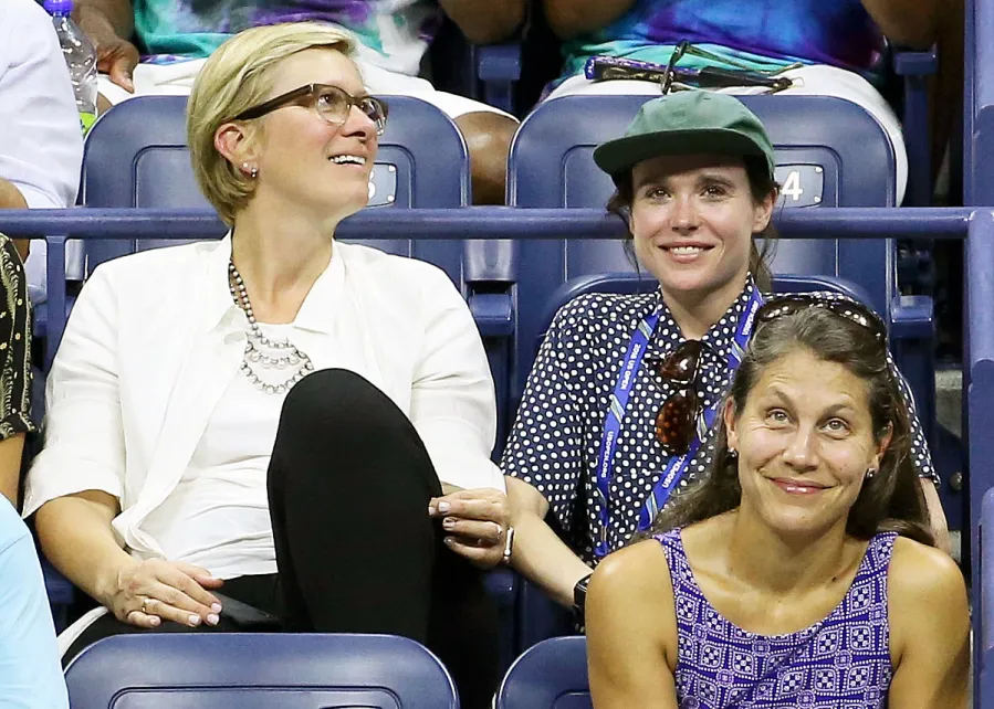 Ellen Page Us Open 2018
