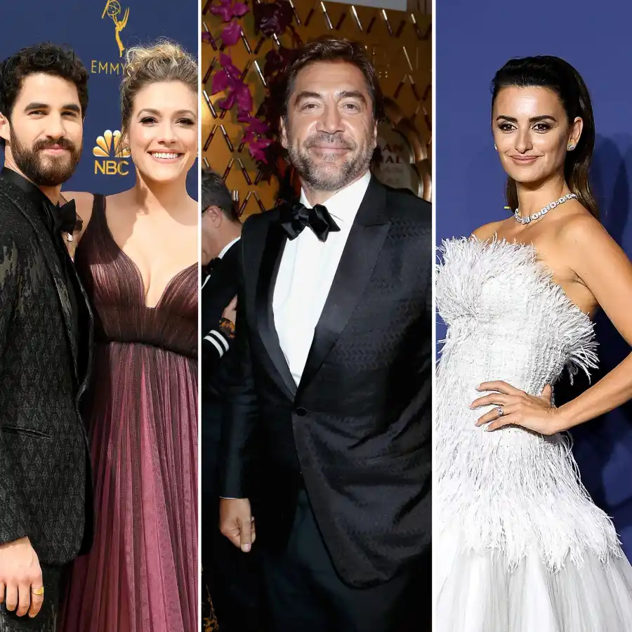 Darren Criss, Mia Swier, Javier Bardem and Penelope Cruz