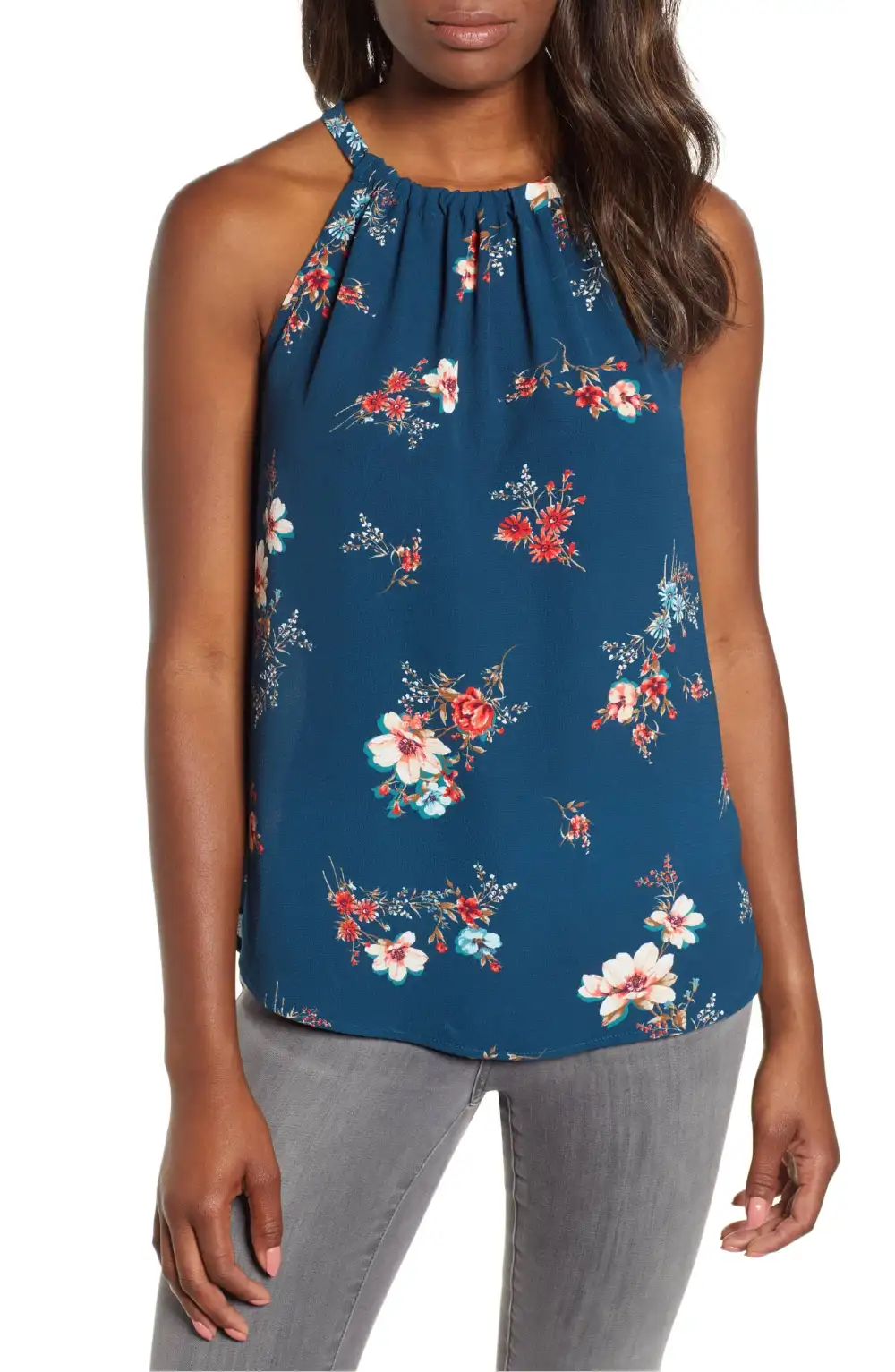 floral halter top